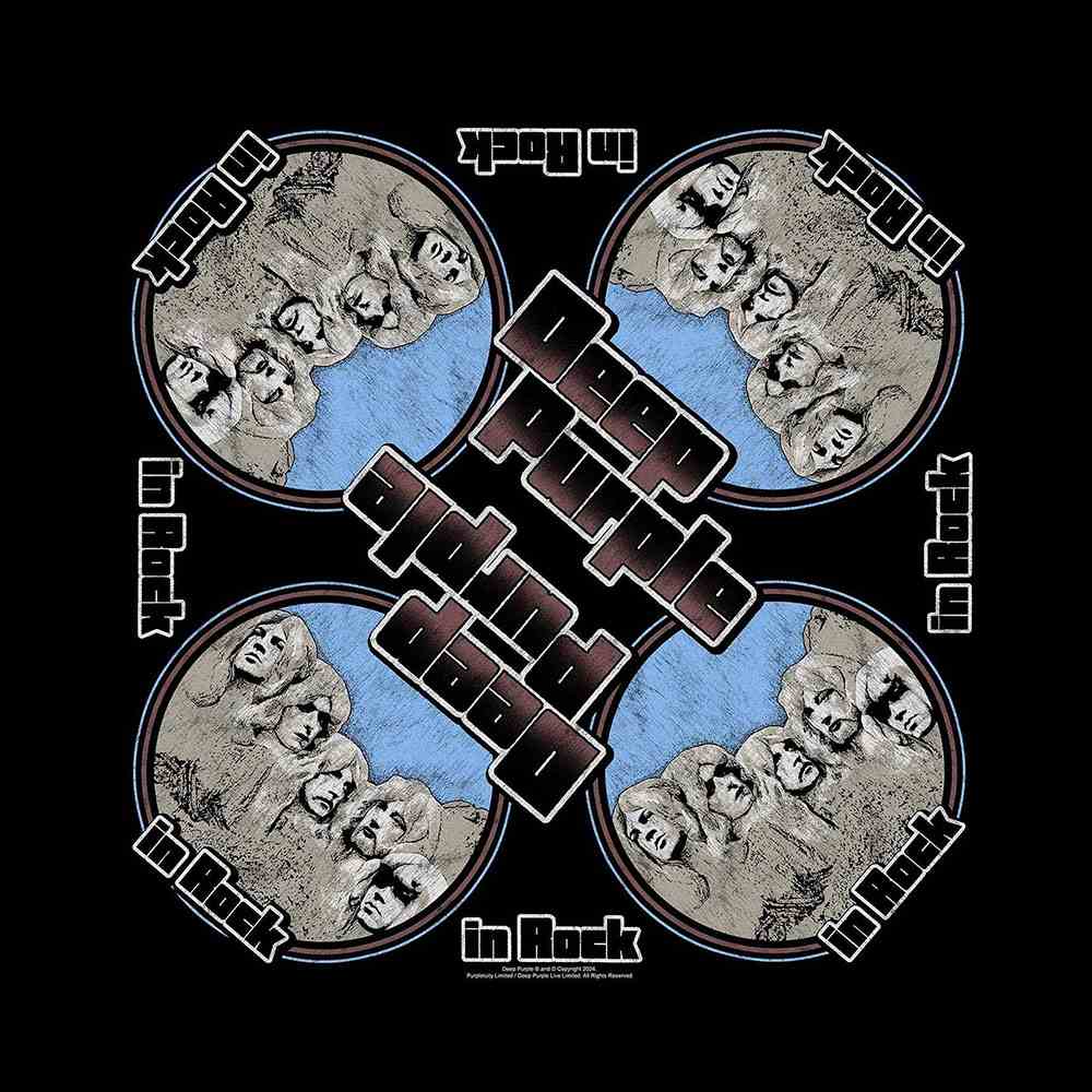 Deep Purple - In Rock Bandana - Black